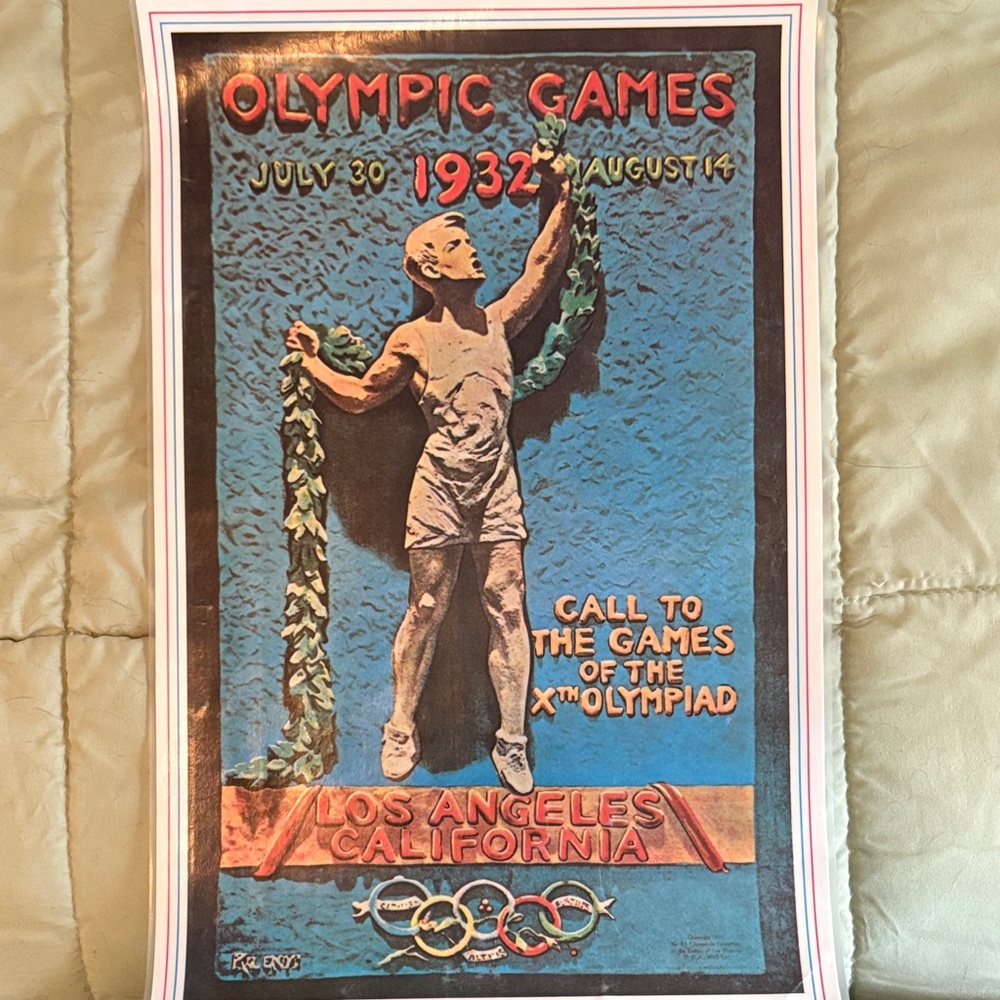 1932 Olympic Games Poster